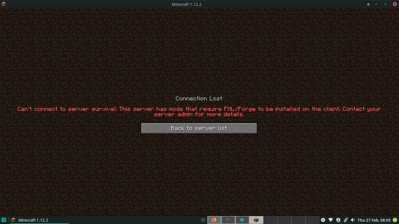 майнкрафт forge ошибка there was a fatal error starting up minecraft and fml minecraft cannot launch in it s current configuration please consult the file c: users home adddata roamina minecraft foraemodloader-client-q.loa for further info #7