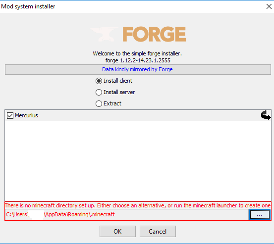 Forge Installation Errors Support Bug Reports Forge Forums