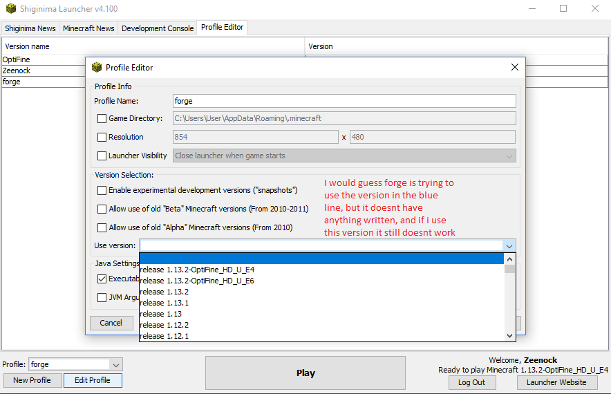 Forge won't launch. - Support & Bug Reports - Forge Forums