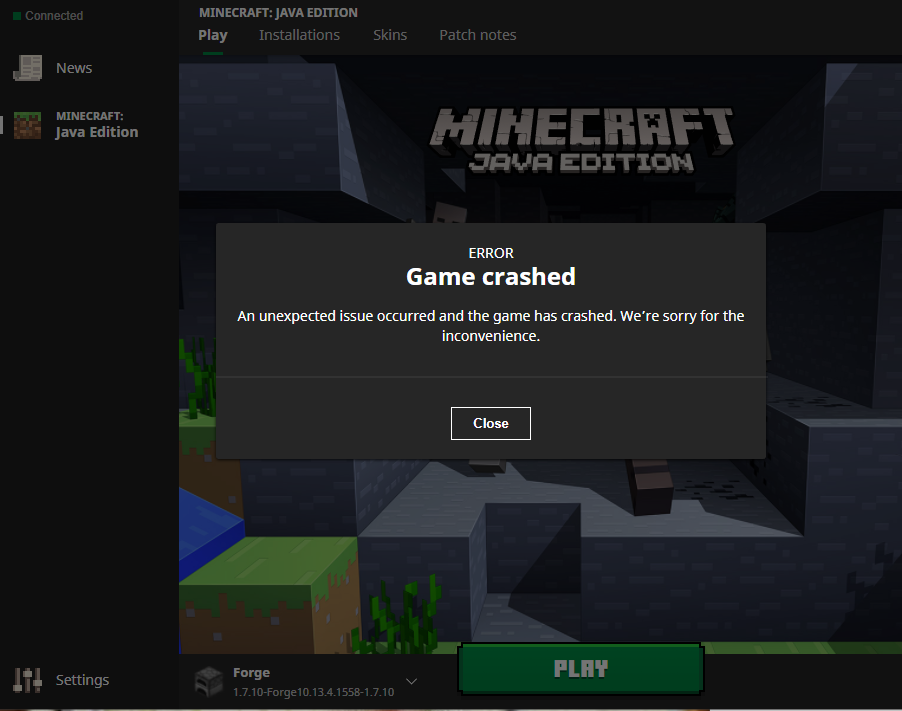 My Minecraft Crashes When I Try To Load Forge 1 7 10 Support Bug Reports Forge Forums