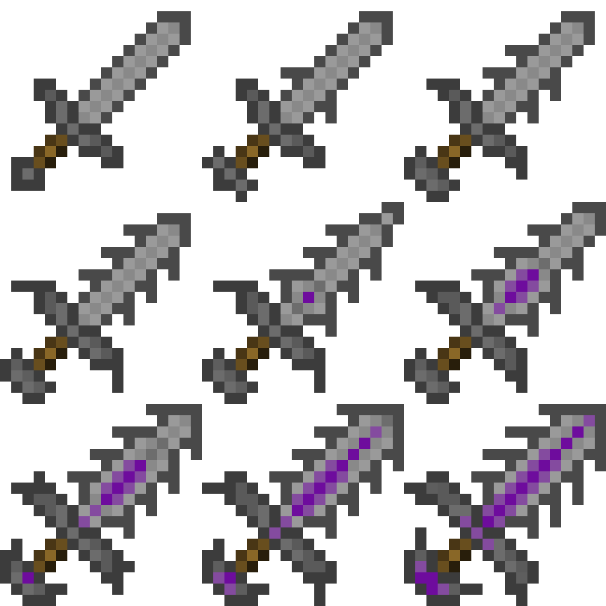 Minecraft swords 16x16 and big
