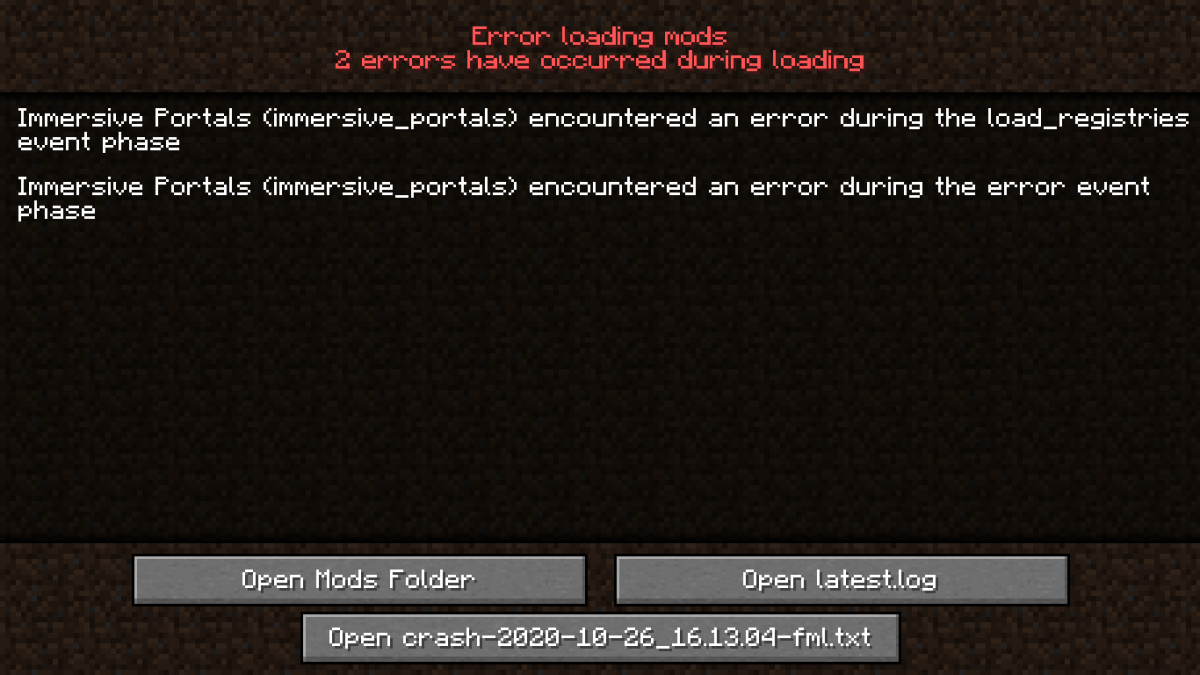 Mod Not Loading Forge 1 16 3 34 1 29 Support Bug Reports Forge Forums