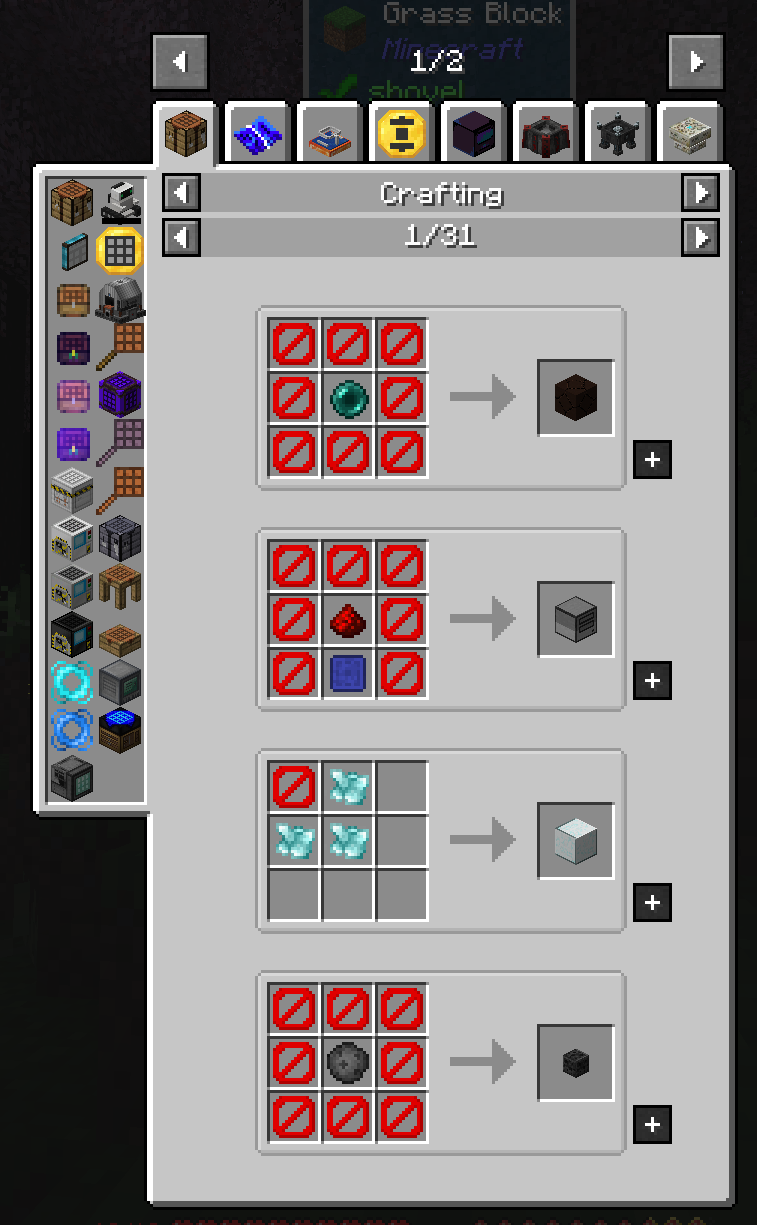  1 16 5 Item tag Forge stone breaking recipes on server Support 